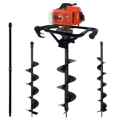 Perfurador de Solo DPS623P 3HP 62cc com 3 Brocas Laranja Duratork