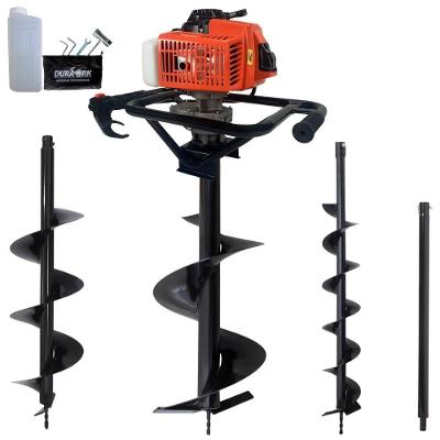 Perfurador de Solo DPS623M 62cc 3HP com 3 Brocas e Extensão Laranja 1200ML