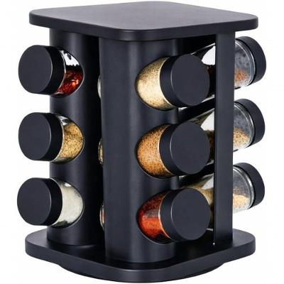 Organizador de Condimentos Porta Temperos Giratório 12 Potes Acesso Rápido e Prático para Cozinha