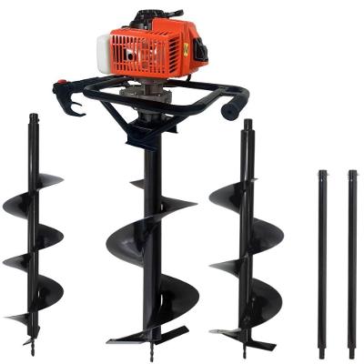 Perfurador de Solo DPS623G 62cc 12500 RPM Bivolt Laranja com 3 Brocas e 2 Extensões 60cm