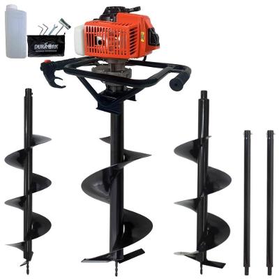 Perfurador de Solo DPS623G 3HP 12500 RPM com 3 Brocas Laranja