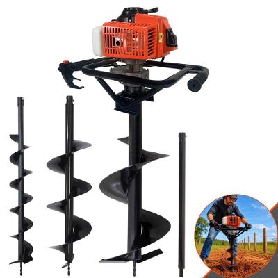 Kit Perfurador de Solo DPS623M 62cc 3HP com 3 Brocas Laranja