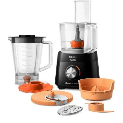 Multiprocessador Philips Walita HR7304-92 1000W 1,5L Powerchop Preto 220V
