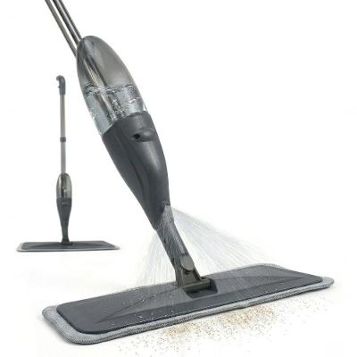 Mop Spray Fit Borrifa Limpa e Seca Aço Inox e Polipropileno Refil Microfibra para Pisos Laminados