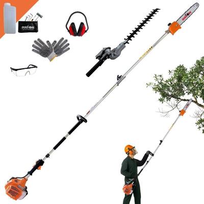 Motopodador de Galhos DPG520L 52CC 2,5HP com Podador de Cerca Viva Laranja Bivolt