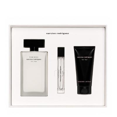 Kit Perfume Feminino Pure Musc Narciso Rodriguez Eau de Parfum 100ML + 50ML + 10ML