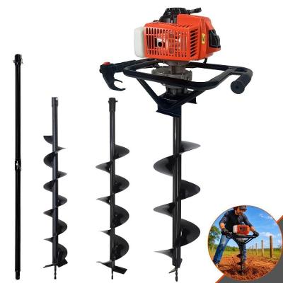 Perfurador de Solo DPS623P 3HP 62cc com Brocas e Extensão 100cm Laranja