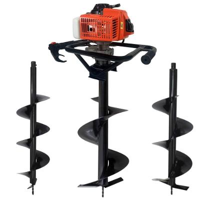 Perfurador de Solo Duratork DPS623G 62CC com 3 Brocas Laranja