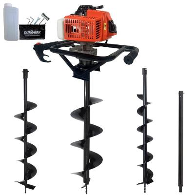 Perfurador de Solo DPS623P com Motor 62cc 3HP e Sistema Easy Start Laranja 1200ML 3 Brocas