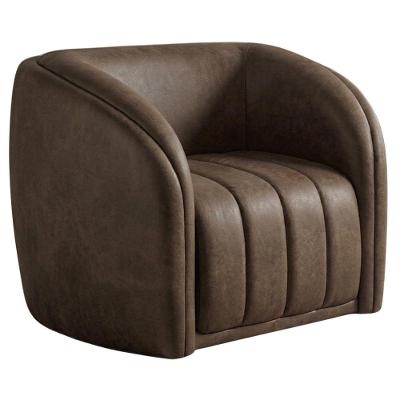 Poltrona Decorativa Mehis Base Fixa Courino Espuma D26 Milani Movelaria