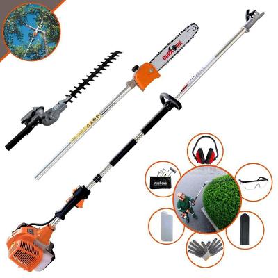 Motopodador de Galhos DPG520L 52CC 10500 RPM com Podador de Cerca Viva Laranja