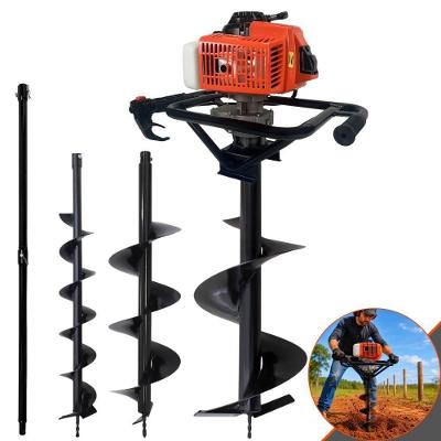 Perfurador de Solo DPS623M 3HP 62cc com Brocas e Extensão 100cm Laranja
