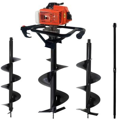 Perfurador de Solo DPS623G 62cc 12500 RPM com 3 Brocas Laranja