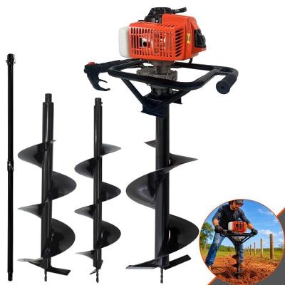 Perfurador de Solo DPS623G 3HP 62cc com Brocas e Extensão 100cm Laranja DURATORK