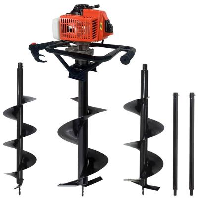 Perfurador de Solo DPS623G 3HP 62cc com 3 Brocas e 2 Extensões Laranja