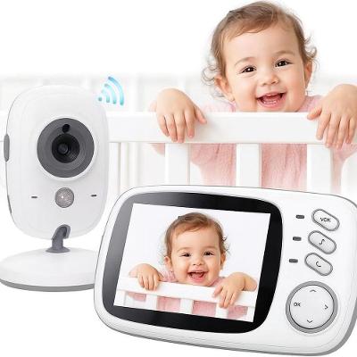 Babá Eletrônica com Câmera para Bebês Tela 3,2 Visão Noturna Áudio Bidirecional e Canção de Ninar