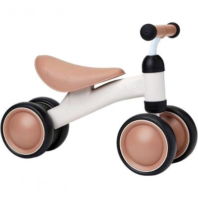 Andador sem Pedal Infantil Buba 4 Rodas Treina Equilíbrio Branco Metal
