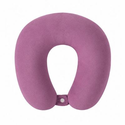 Almofada de Pescoço para Viagem Ergonômica Apoio Cervical Rosa Macia Utimix