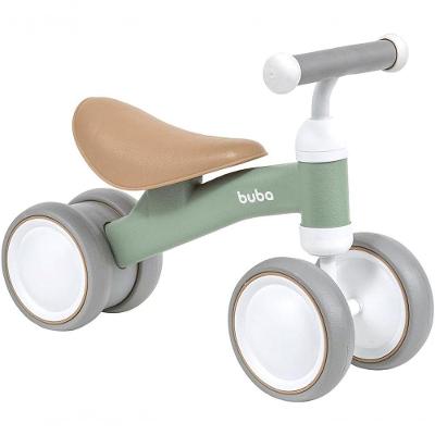 Andador sem Pedal Infantil Bicicleta de Equilíbrio Buba 4 Rodas 12 Meses a 3 Anos Branco Buba