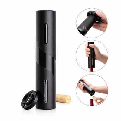 Abridor de Vinhos Elétrico Saca Rolhas Automático Aço Inox com Cortador de Lacre Utimix