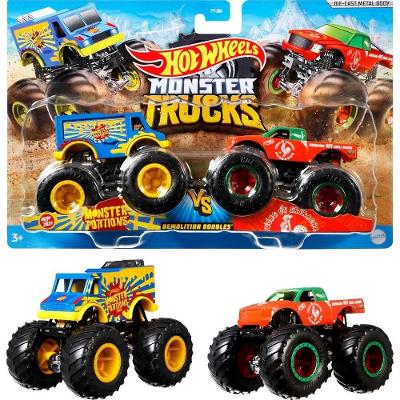 Brinquedo Veloz Diver com 2 Monster Trucks Escala 1:64 Vermelho
