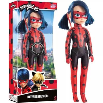 Boneca Ladybug Musical 45cm Articulada com Som 1875 45CM