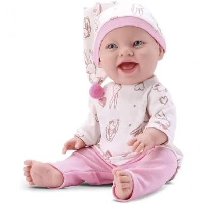 Boneca Baby Babilina Soninho 34CM com Toquinha Vinil Bambola