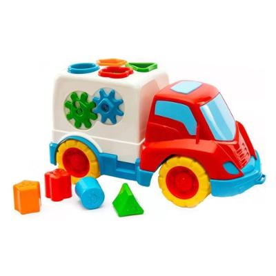 Brinquedo Carrinho Didático Baby com Peças de Encaixar Educativo Branco