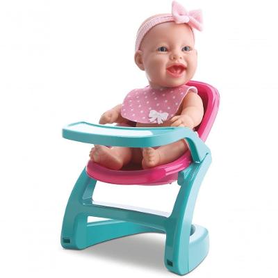 Boneca Baby Babilina Mini 25cm Brinquedo Infantil Realista Faz de Conta Multicor