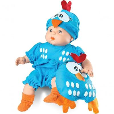 Boneca Mini Roma Galinha Pintadinha com Cheirinho de Bebê Corpo Macio Branca