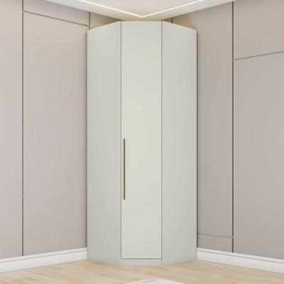 Canto Oblíquo Modulado Bellagio 1 Porta 1 Prateleira MDF-MDP 81,5CM Bege