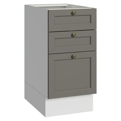 Balcão de Cozinha Vik 3 Gavetas MDP 40CM Branco Madesa