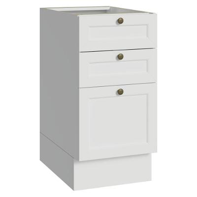 Balcão de Cozinha Vik 3 Gavetas MDP 40CM Branco Madesa