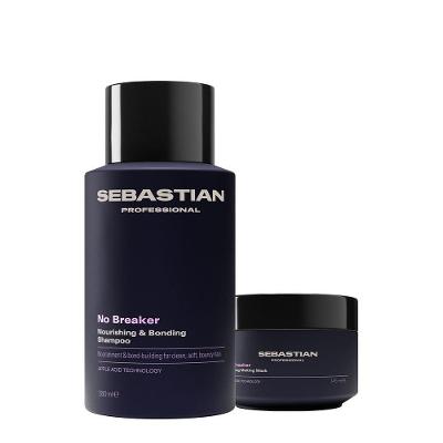 Kit Sebastian Professional no Breaker Shampoo 280ML e Máscara 145ML