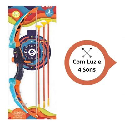 Arco e Flecha Go Play com Luz e Som Multikids BR2326