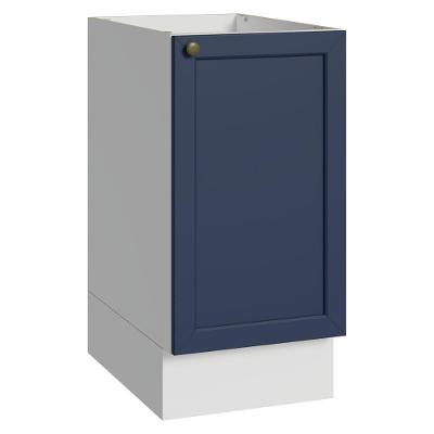 Balcão de Cozinha Vik 1 Porta MDP 40CM Branco-Azul Madesa