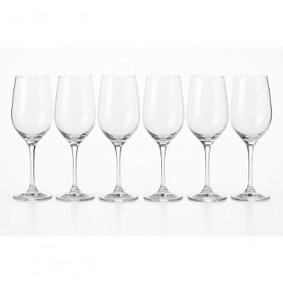 Jogo de Taça de Luxo 6 Taças Vidro Fino Resistente 330ML Transparente