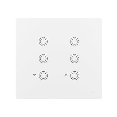 Interruptor Inteligente Infiniti Plus 6 Teclas Touch Wi-Fi Bivolt Branco