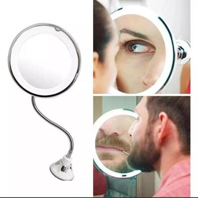Espelho Led Antiembaçante com Ventosas 10x Zoom com Iluminação LED Branco Yeet