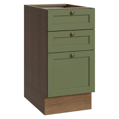 Balcão Vik 3 Gavetas MDP 40CM Verde Madesa