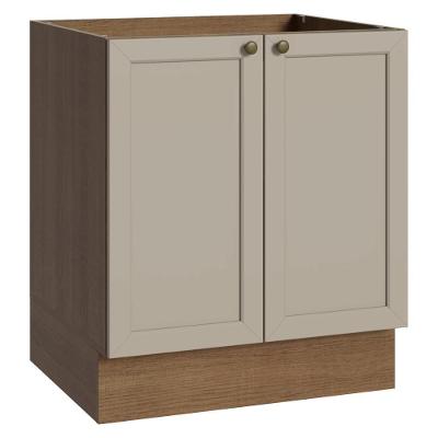 Balcão Vik 2 Portas MDP 70CM Bege Madesa