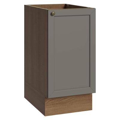 Balcão Vik 1 Porta sem Gavetas MDP 40CM Cinza Madesa