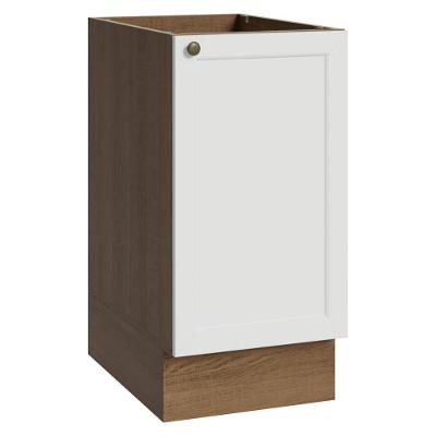 Balcão Vik 1 Porta MDP 40CM Rustic e Branco Madesa
