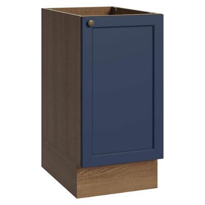 Balcão G24400M1VKST 1 Porta MDP 40CM Rustic e Azul Madesa
