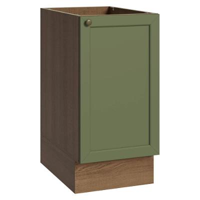 Balcão de Cozinha G24400M3VKST 1 Porta 1 Prateleira MDP 40CM Rustic Verde