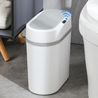 Lixeira Automática 12L com Sensor 3 Modos Inteligentes Branco Plástico