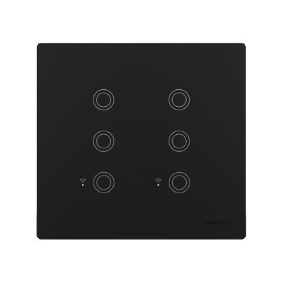 Interruptor Inteligente Infiniti Plus Wi-Fi Touch 6 Teclas 1000W Bivolt Preto