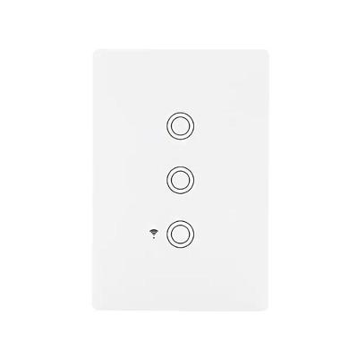 Interruptor Inteligente Infiniti Plus Touch Wi-Fi 3 Teclas Branco Margirius 1000W