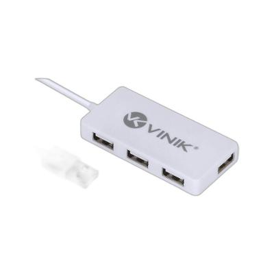 Hub USB HUV-20 4 Portas USB 2.0 com Proteção Sobrecarga Branco Vinik