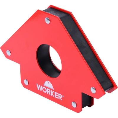 Esquadro Magnético Worker 30kg 135 90 45 Graus Fixação Segura Inox